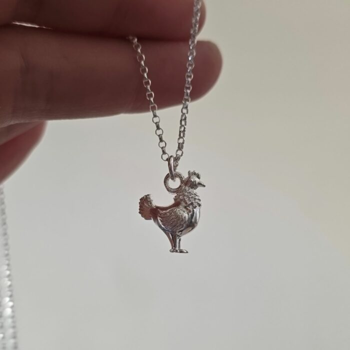 Henrietta Hen Necklace in Sterling Silver - Image 4