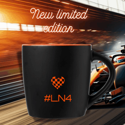 Lando Norris LN4 Papaya Ceramic Mug