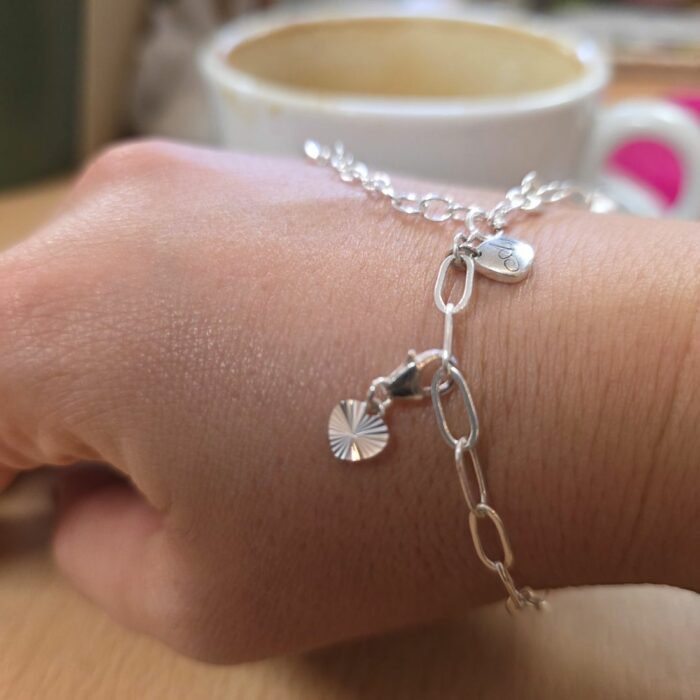 La Maison Sterling Silver Charm Bracelet - Image 2