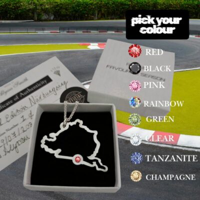 Limited Edition Statement Nürburgring Necklace in Sterling Silver