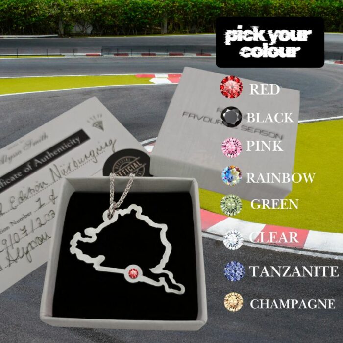 Limited Edition Statement Nürburgring Necklace in Sterling Silver