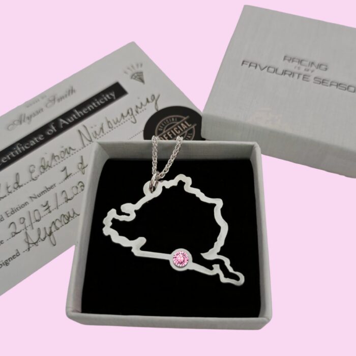 Limited Edition Statement Nürburgring Necklace in Sterling Silver - Image 3