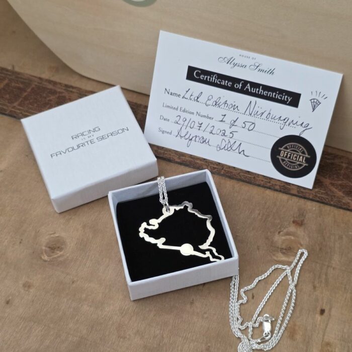 Limited Edition Statement Nürburgring Necklace in Sterling Silver - Image 4