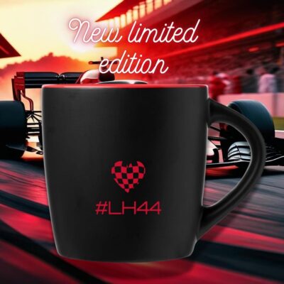 Lewis Hamilton LH44 Red Ceramic Mug