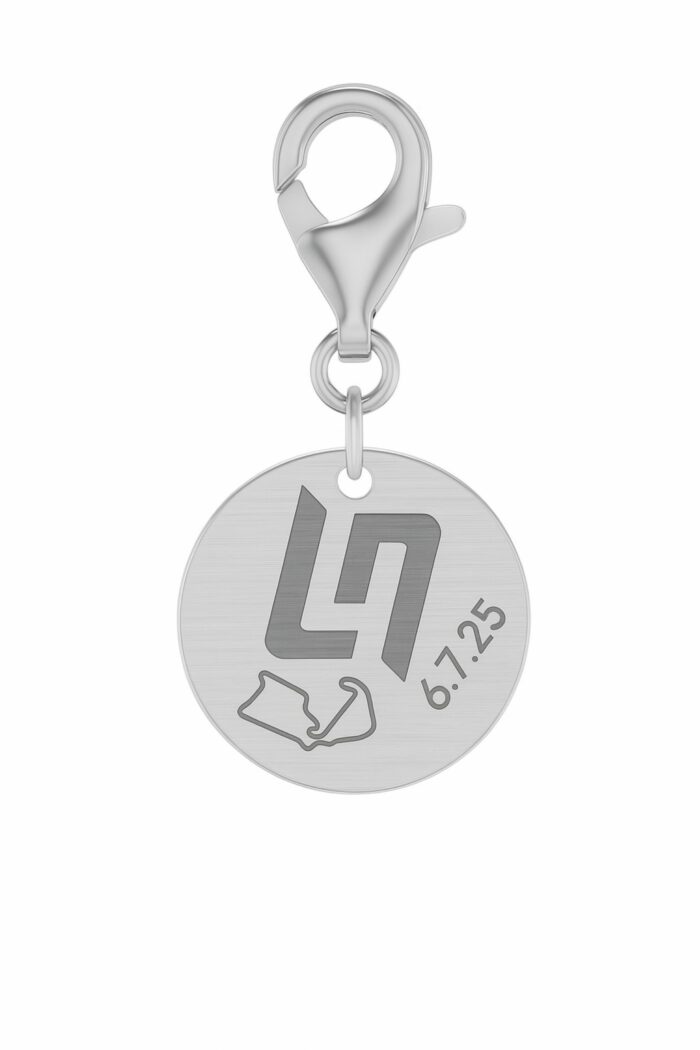 Celebratory Lando Norris Silverstone 2025 Charm - Limited to 75 with Collector Card - Image 2