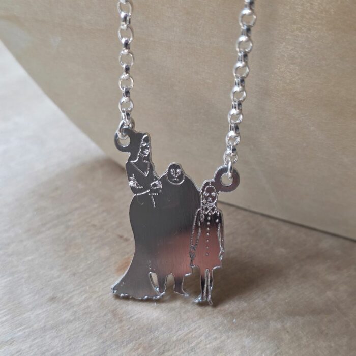 Addams Family Portrait Necklace in Sterling Silver - Image 7
