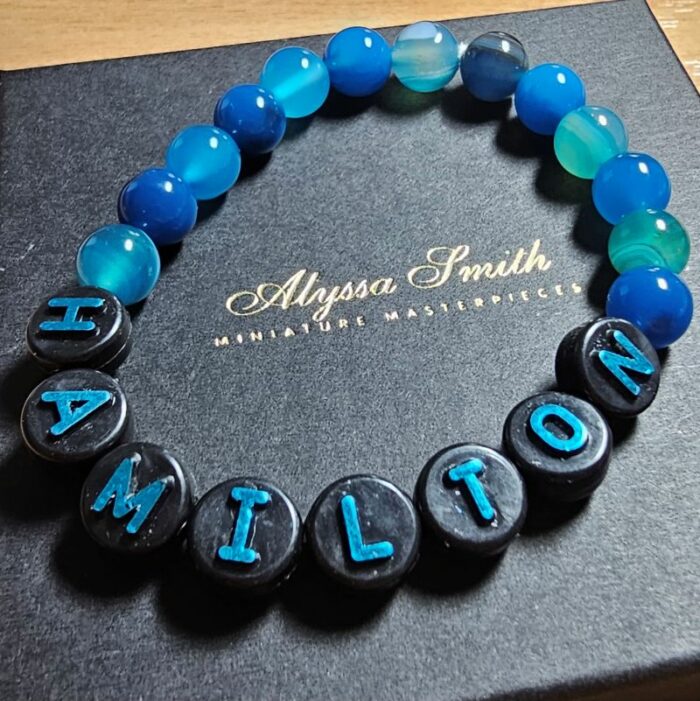 Hamilton Legacy Agate Gemstone Beaded Bracelet - Image 3