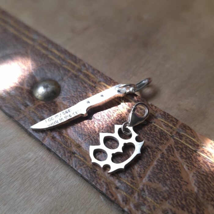 Wednesday's Dagger Charm in Sterling Silver - Image 4
