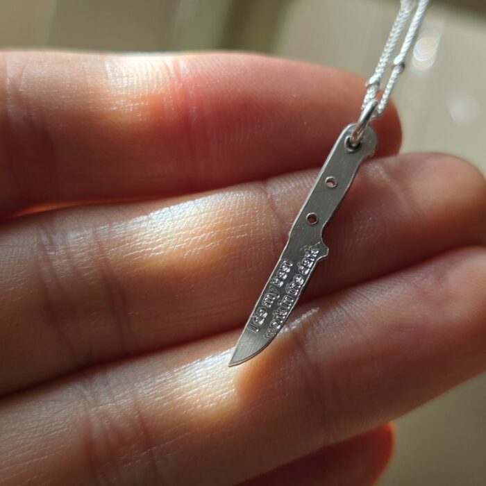 Wednesday's Dagger Necklace in Sterling Silver - Image 8