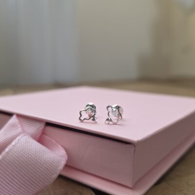 Storm in a Teacup Stud Earrings in Sterling Silver