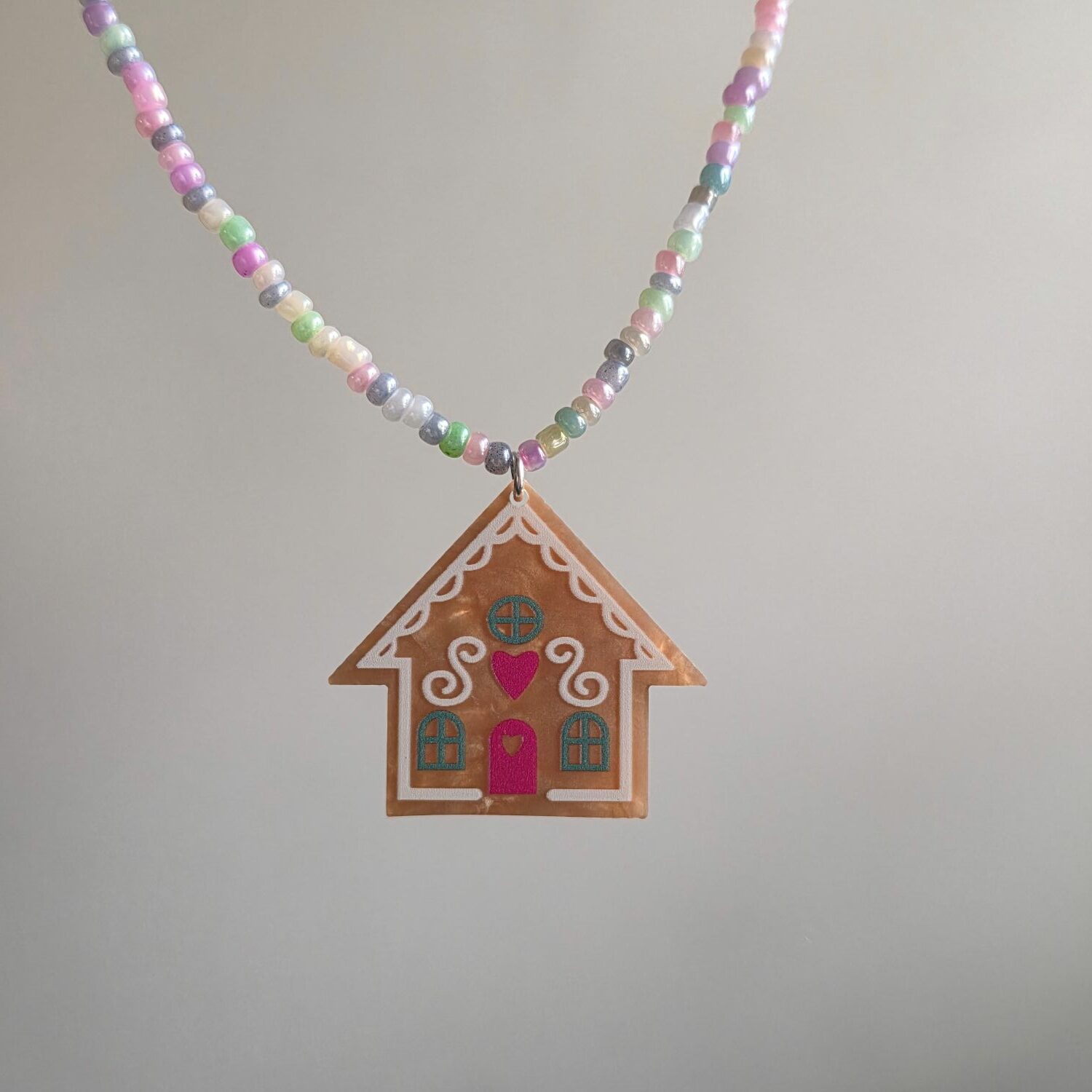 Candy Lane Gingerbread Necklace - Sterling Silver - Image 3
