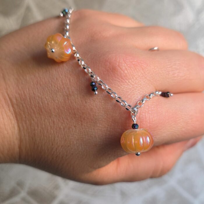 Down at the Pumpkin Patch Charm Bracelet in Sterling Silver - Image 4