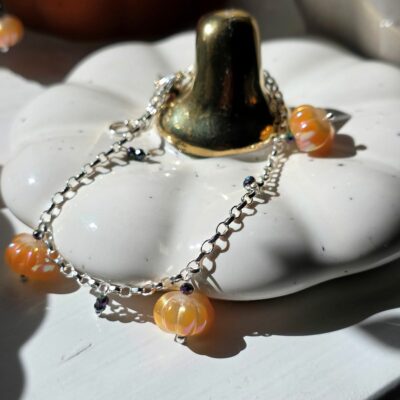 Down at the Pumpkin Patch Charm Bracelet in Sterling Silver