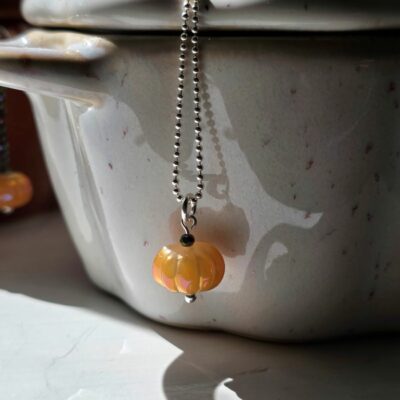 Down at the Pumpkin Patch Little Necklace in Sterling Silver