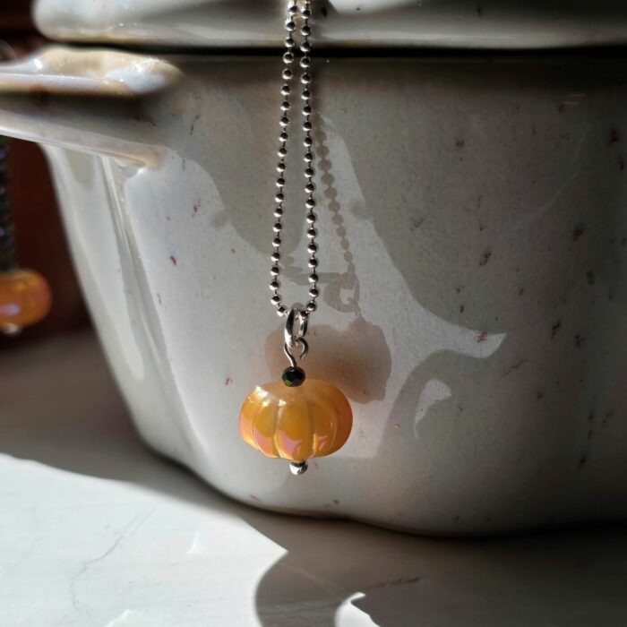 Down at the Pumpkin Patch Little Necklace in Sterling Silver