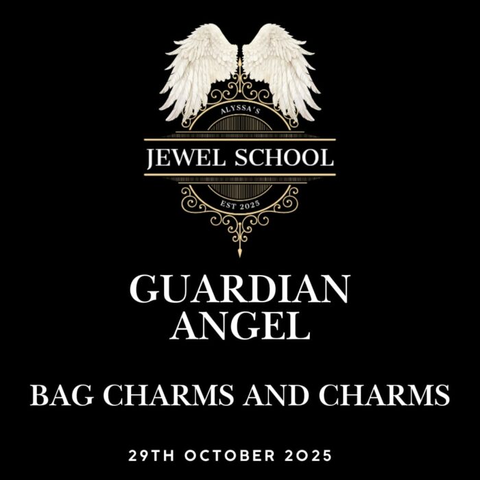 October Online Jewellery School Kit for Subscribers – Guardian Angel Charms and Chakra Butterflies