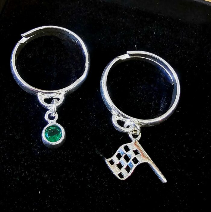 Ladies Adjustable Sterling Silver Birthstone Ring - Pick Your Month - Image 8