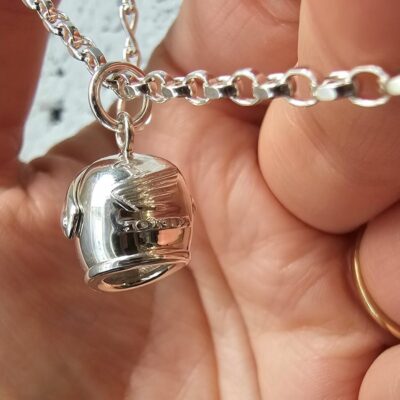 Unisex Official Honda Moving Helmet Bracelet in Sterling Silver