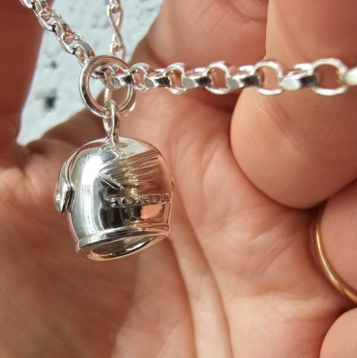 Unisex Official Honda Moving Helmet Bracelet in Sterling Silver