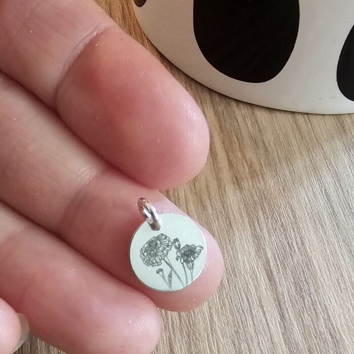 October Birthflower in Sterling Silver