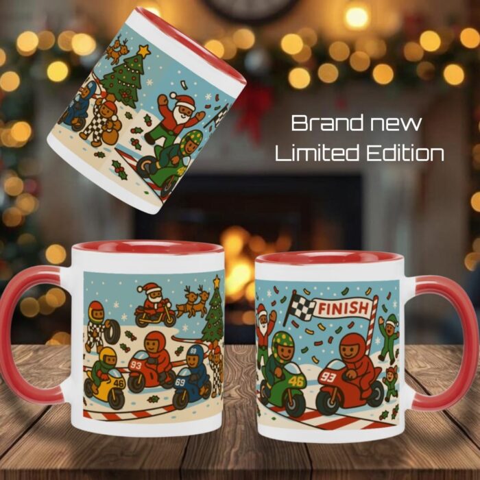 Speed through Christmas MotoGP Mug