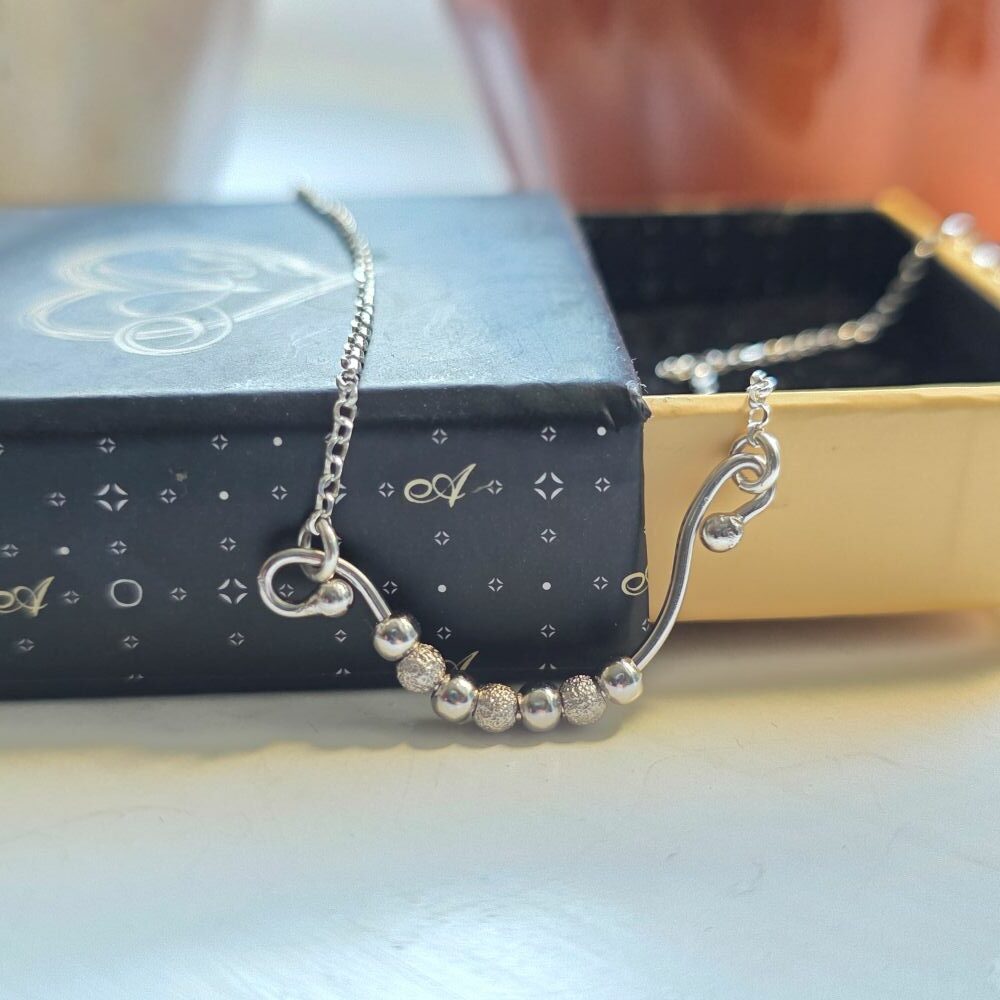 Anxiety Fidget Necklace in Sterling Silver - Image 2