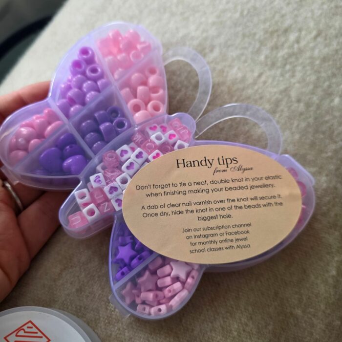 Creative Genius Big Butterfly Jewellery Making Box - Image 2
