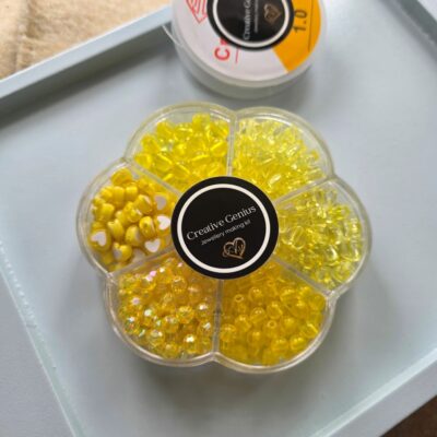 Creative Genius Buttercup Yellow Jewellery Making Box