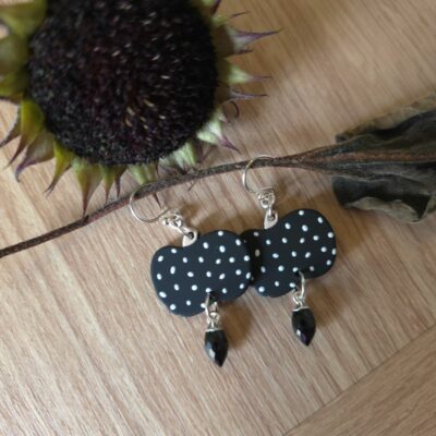 Demon Pumpkin Drop Earrings