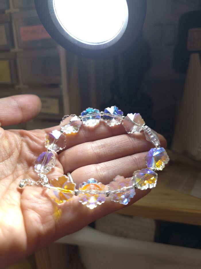 A Flurry of Snowflakes Bracelet  in Sterling Silver