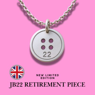 Celebratory Button 22 Necklace - Limited to 22 with Collector Card