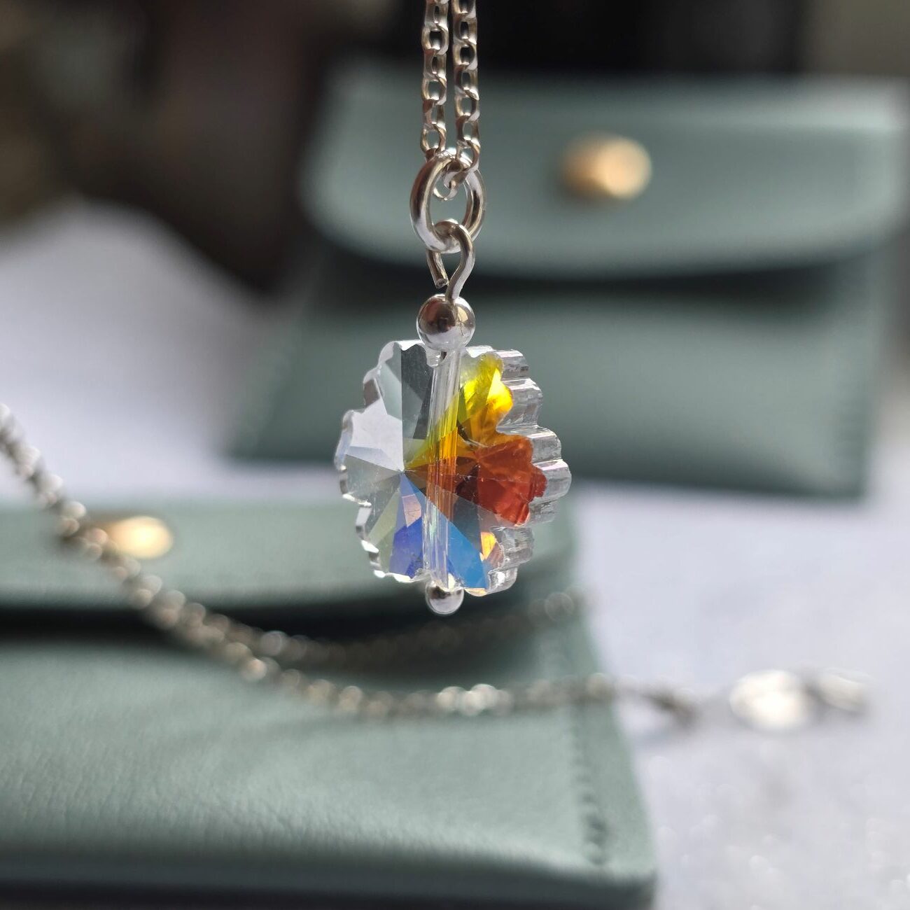 Flurry of Snowflakes Necklace in Sterling Silver - Image 3