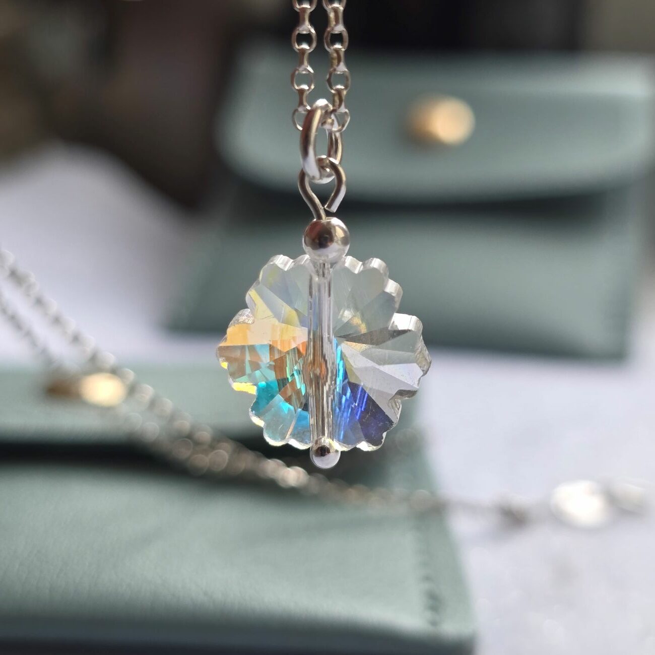 Flurry of Snowflakes Necklace in Sterling Silver