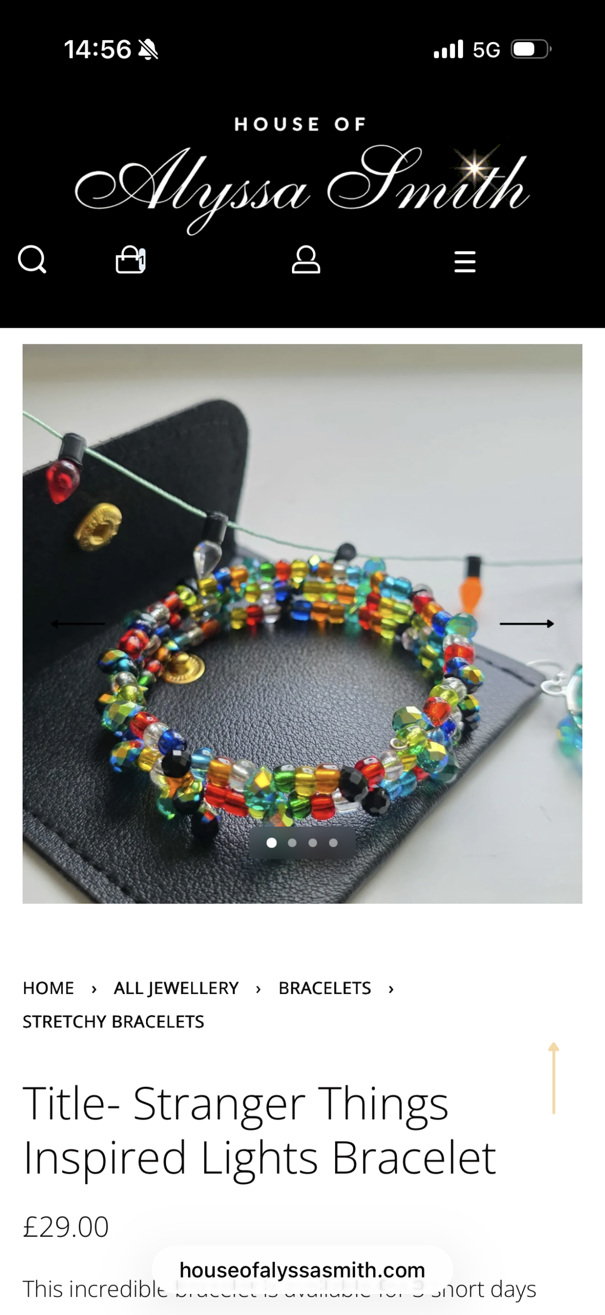 Stranger Things Inspired Lights Statement Hoop Earrings - Image 4