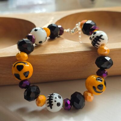 Nightmare Before Christmas Blown Glass Bracelet