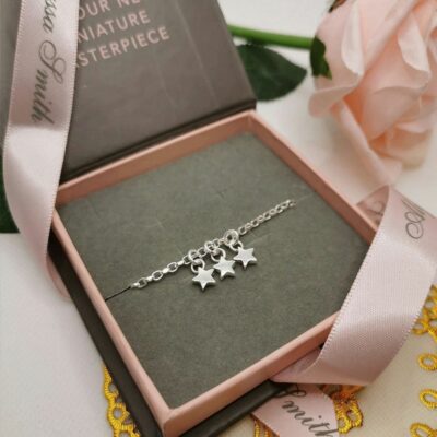 Twink the Tiny Star Chain Bracelet in Sterling Silver