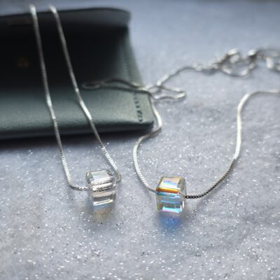 Ice Cube Turkish Delight Necklace in Sterling Silver