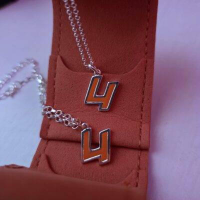 Legacy 4 Lando F1 Necklace in Sterling Silver - Limited Edition