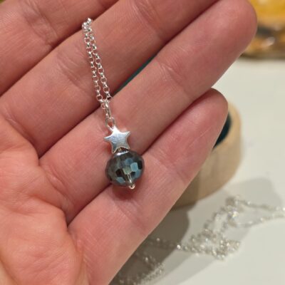 Nina Disco Stars Necklace in Sterling Silver- limited edition