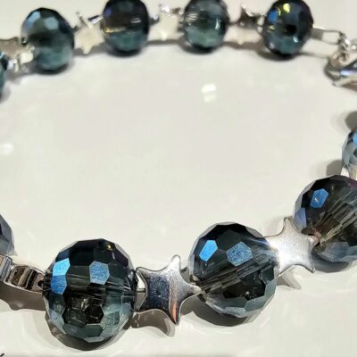 'Nina' Disco Stars Sterling Silver Bracelet