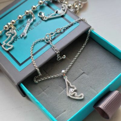 Stone Set Sparkling Yas Marina Bracelet in Sterling Silver