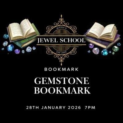 January Jewellery School Kit for Subscribers - Gemstone Sterling Silver Bookmarks