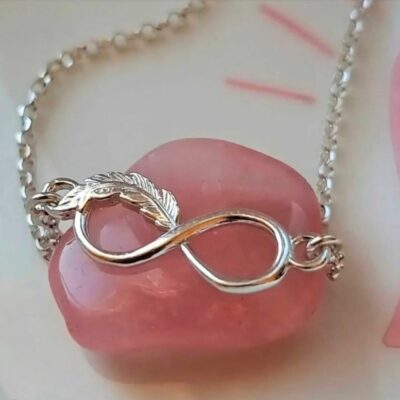 Heavenly Infinity Necklace in Sterling Silver