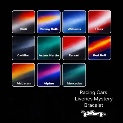 Racing Car Liveries Mystery Beaded Bracelet
