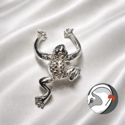 Frog Ear Cuff in Sterling Silver