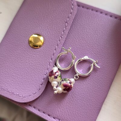 Bridgerton House Beautiful Huggie Drop Earrings