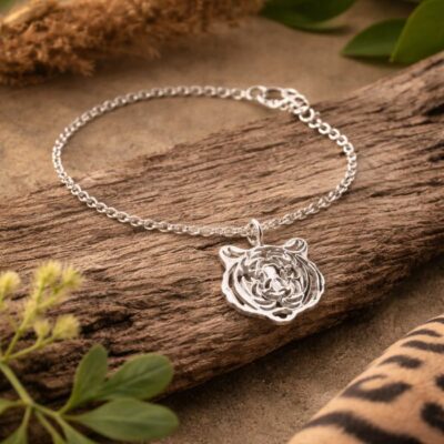 Roar-some Tiger Bracelet in Sterling Silver