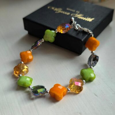 Sparkling Clover Bracelet – Citrus Glow Limited Edition