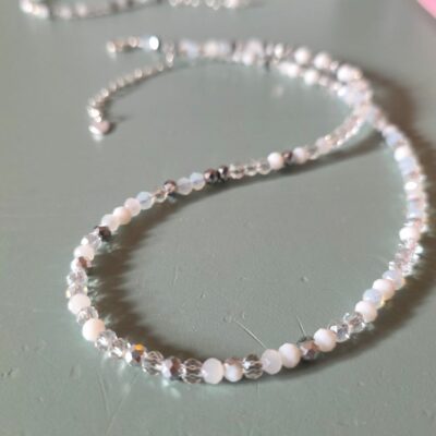 'The Sophie' Sparkling Bridgerton Anklet in Sterling Silver