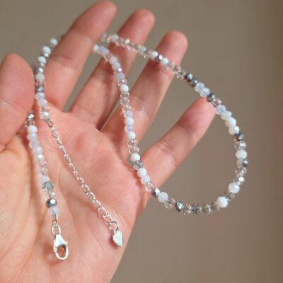 'The Sophie' Sparkling Bridgerton Necklace in Sterling Silver